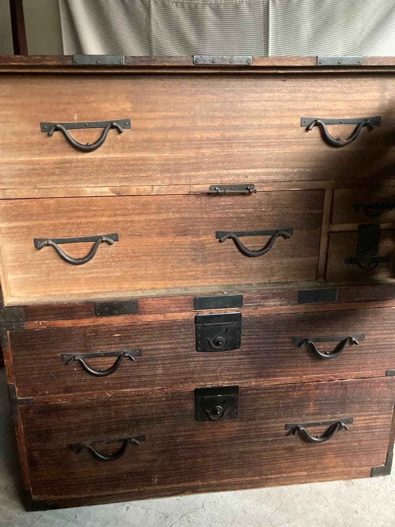 K*i様 古道具　帳場箪笥　民藝