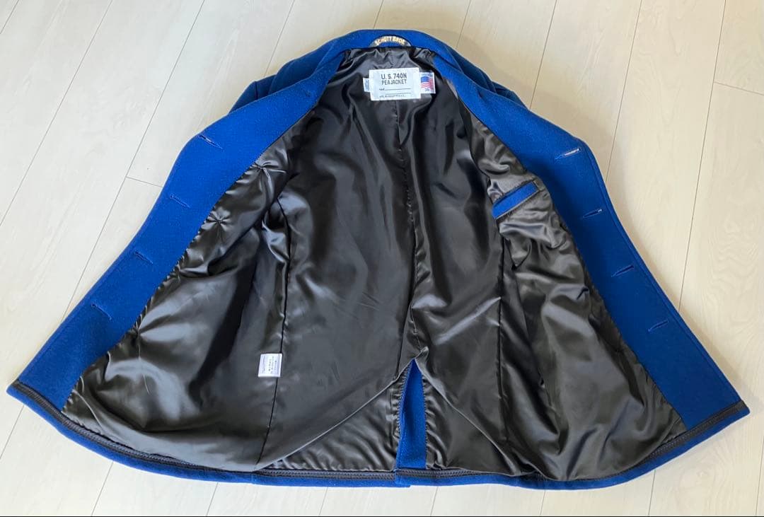 【希少カラー】SCHOTT ショット Pコート ロイヤルブルー 36 M相当