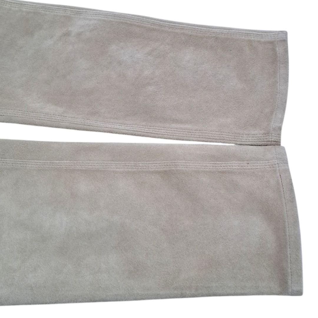 【新品】6BEAUTY&YOUTH　オーバーオール　スエード　　サンドベージュ系