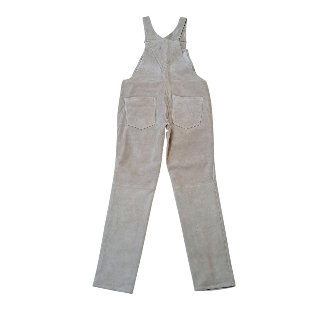 【新品】6BEAUTY&YOUTH　オーバーオール　スエード　　サンドベージュ系