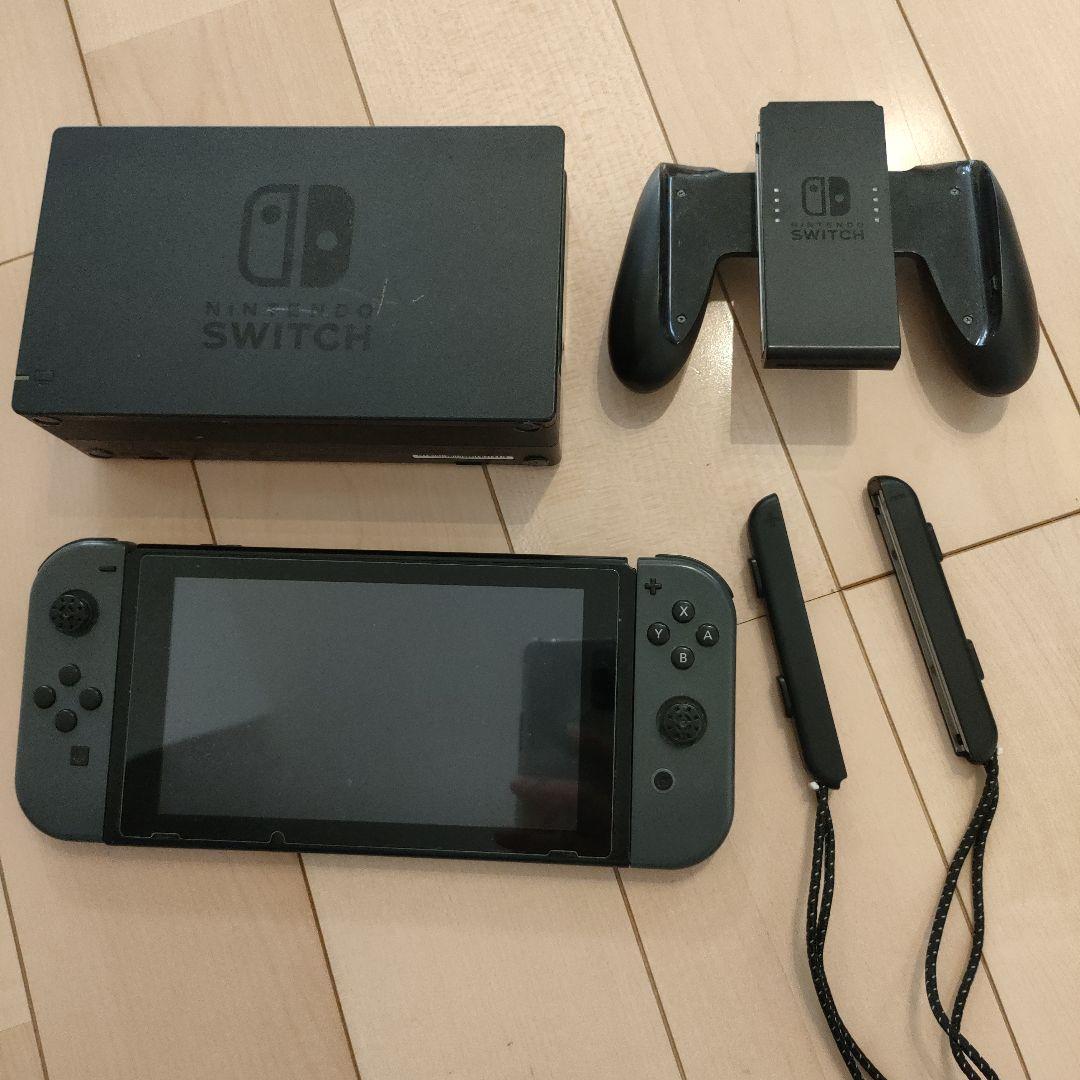 任天堂スイッチ　Switch　グレー　本体　コントローラー