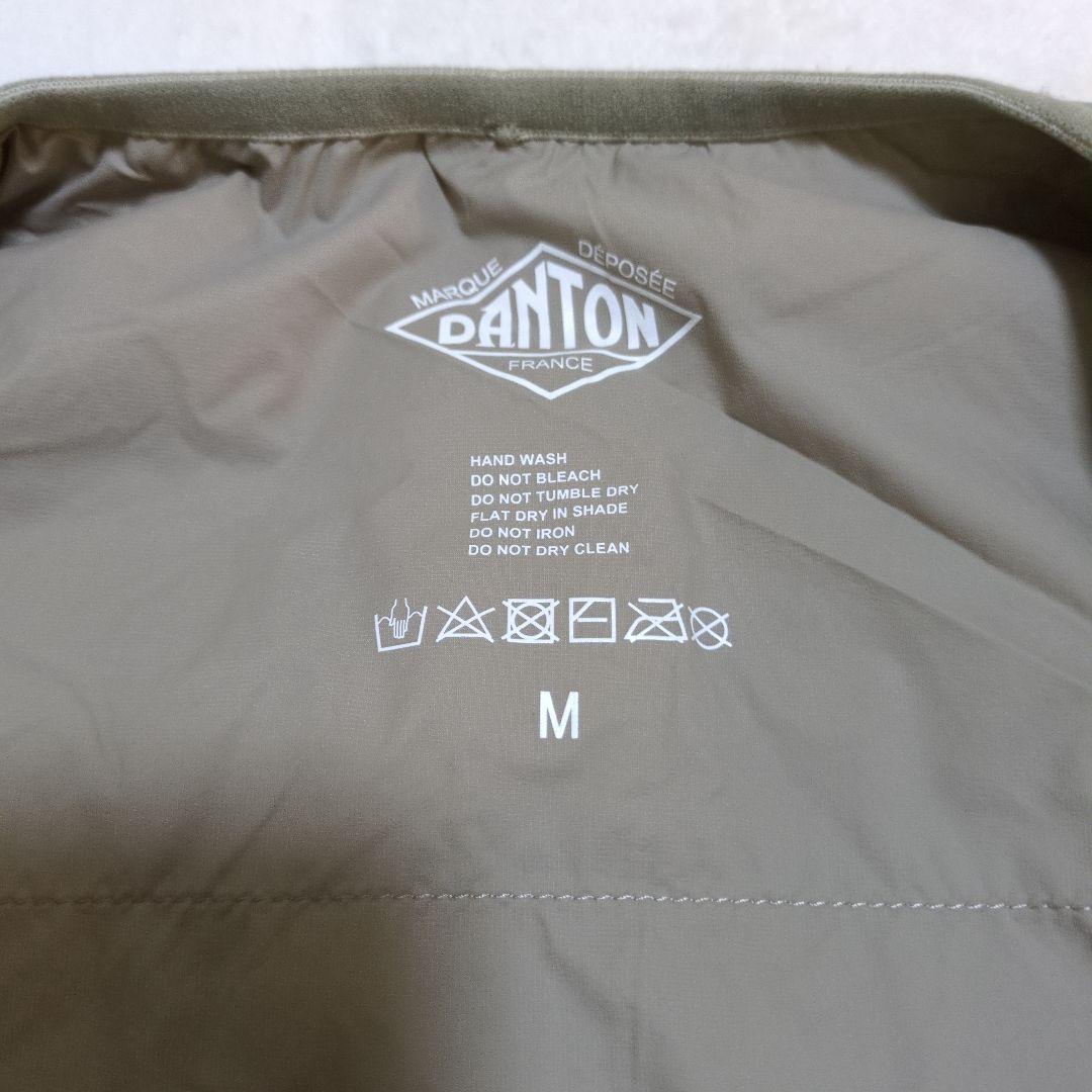 ダントン　インサレーションノーカラージャケット　ナイロンMサイズ