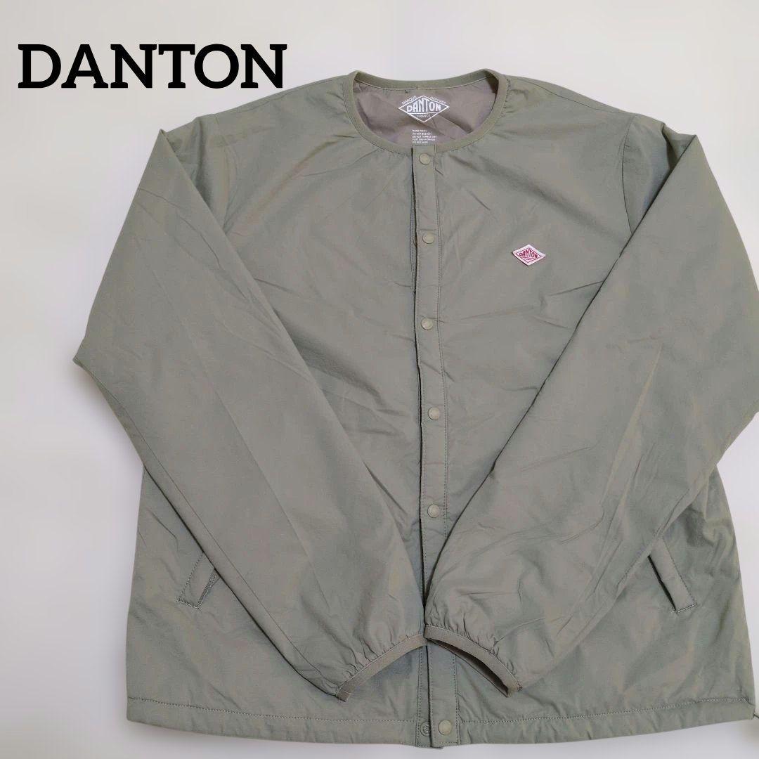 ダントン　インサレーションノーカラージャケット　ナイロンMサイズ