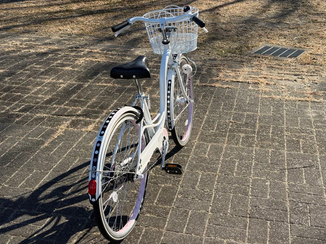 サイクルベースあさひ⭐︎ガールズラボ⭐︎ホワイト24インチ自転車