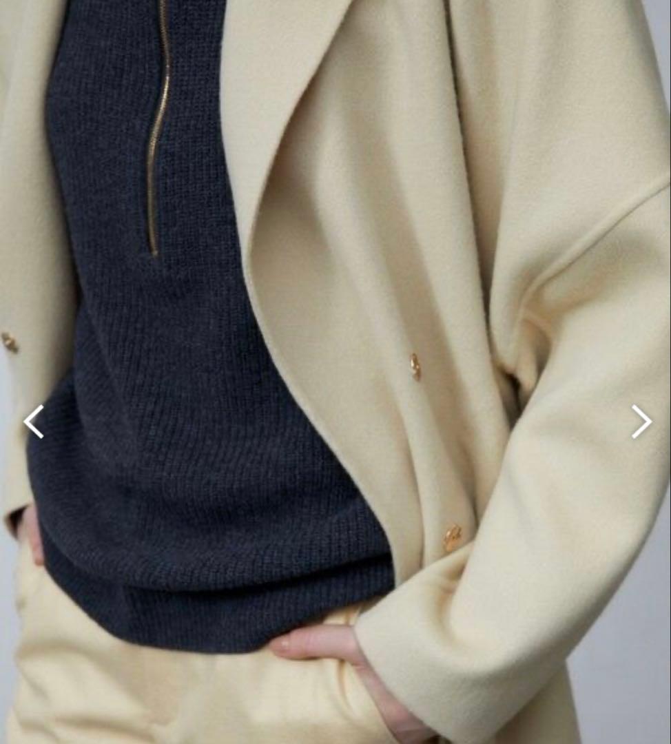 近年✨美品✨ベイジ BEIGE LENS ロングコート ダブルフェイス S