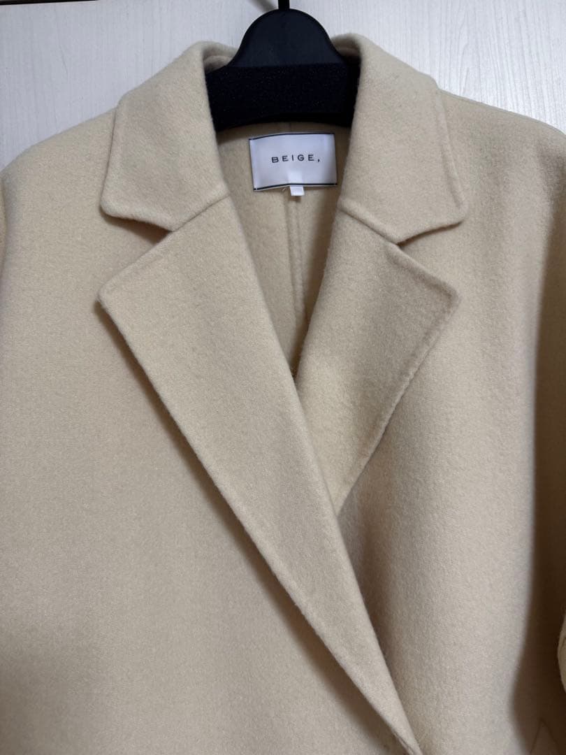 近年✨美品✨ベイジ BEIGE LENS ロングコート ダブルフェイス S