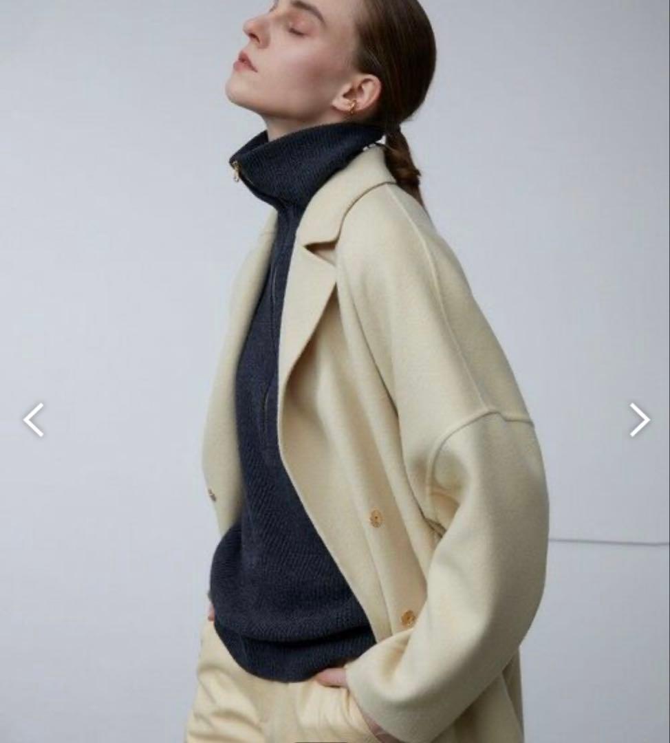 近年✨美品✨ベイジ BEIGE LENS ロングコート ダブルフェイス S