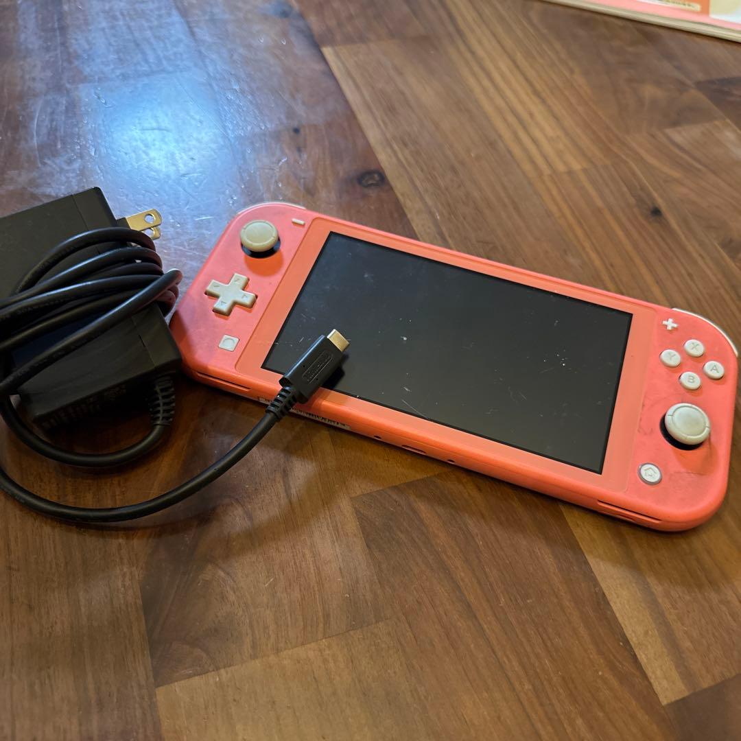Nintendo Switch Lite ピンク本体 充電器付き