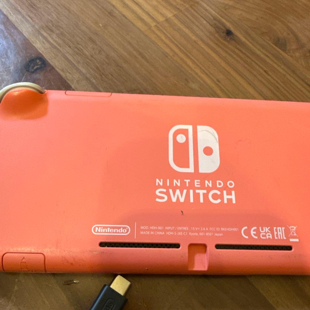 Nintendo Switch Lite ピンク本体 充電器付き
