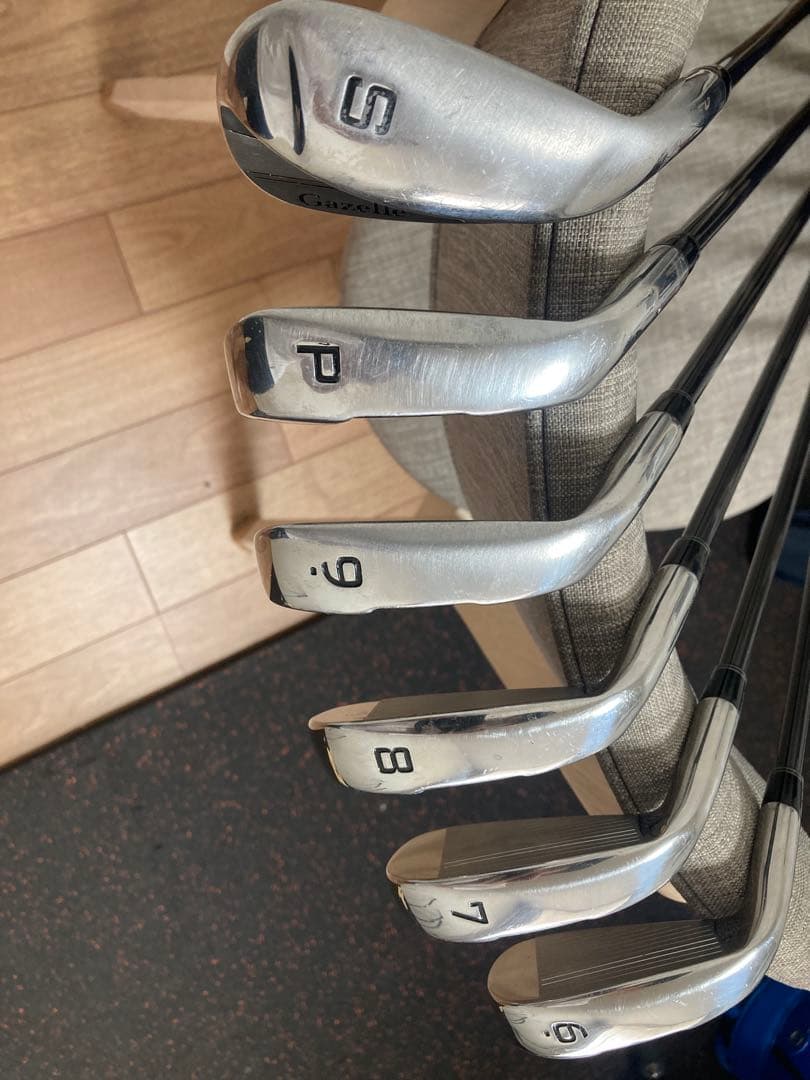 【初心者おすすめ】ブリヂストンGazelle ゴルフセット10本 バッグ付