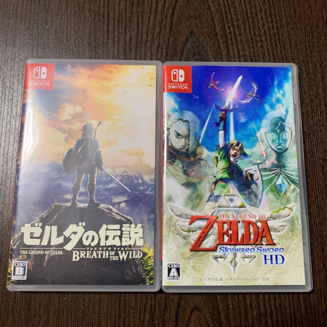ゼルダの伝説　ブレスオブザワイルド・スカイウォードソード　2本セット