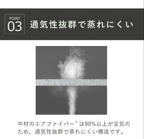 T*M様 【公式】エアウィーヴ シングル 折りたたみマットレス 三つ折り 厚さ8