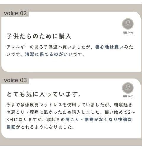 T*M様 【公式】エアウィーヴ シングル 折りたたみマットレス 三つ折り 厚さ8