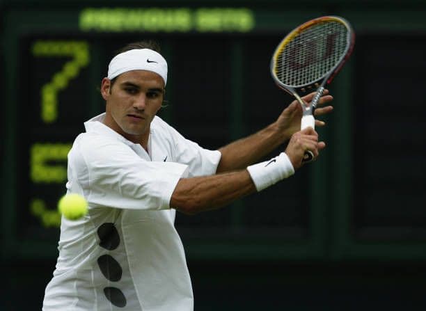 ナイキ　テニスウェア　L　フェデラー着用モデル　2003　刺繍ロゴ