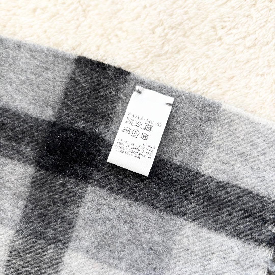 【新品タグ付き】マッキントッシュロンドン マフラー カシミヤ100% チェック