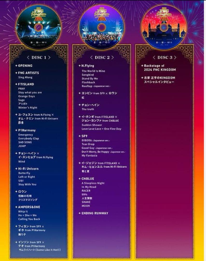 2024年FNC KINGDOM♪CNBLUE☆FT☆ロウン DVD