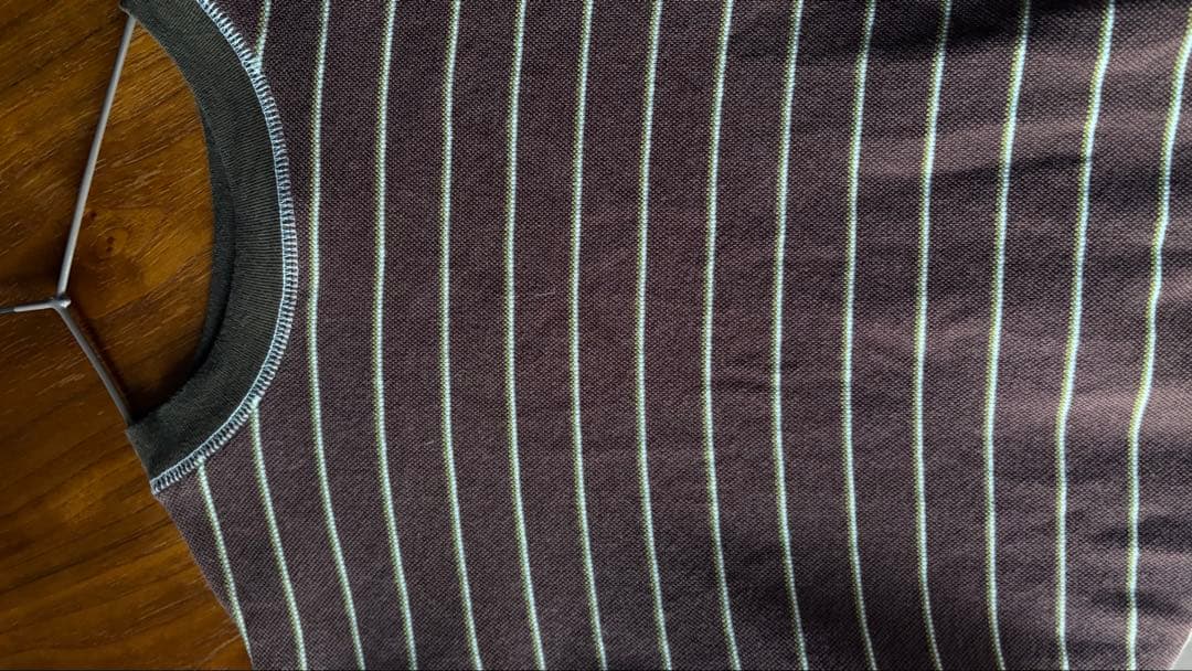 todayful ボーダーロングTシャツ