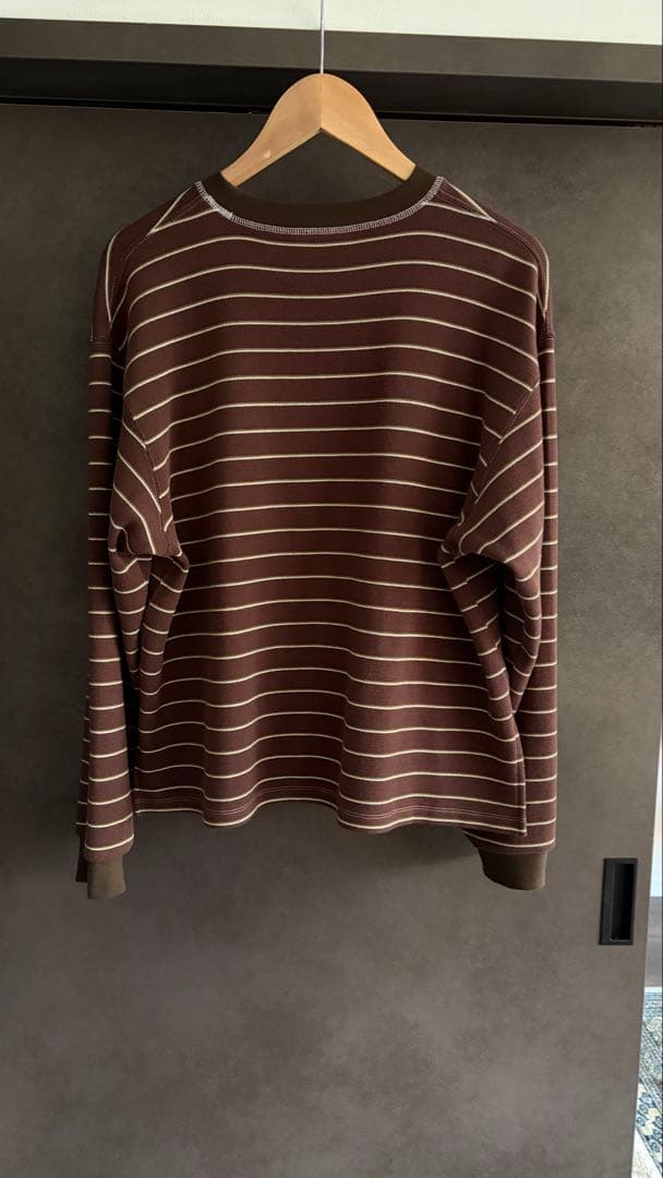 todayful ボーダーロングTシャツ