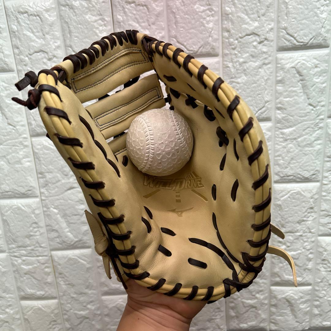 【美品】野球 グローブ 軟式 少年野球 ファーストミット MIZUNO