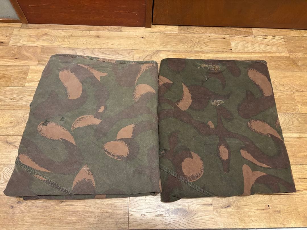 【軍幕屋】希少★ハンガリー軍テント★ビンテージ★軍余剰品★2枚組★