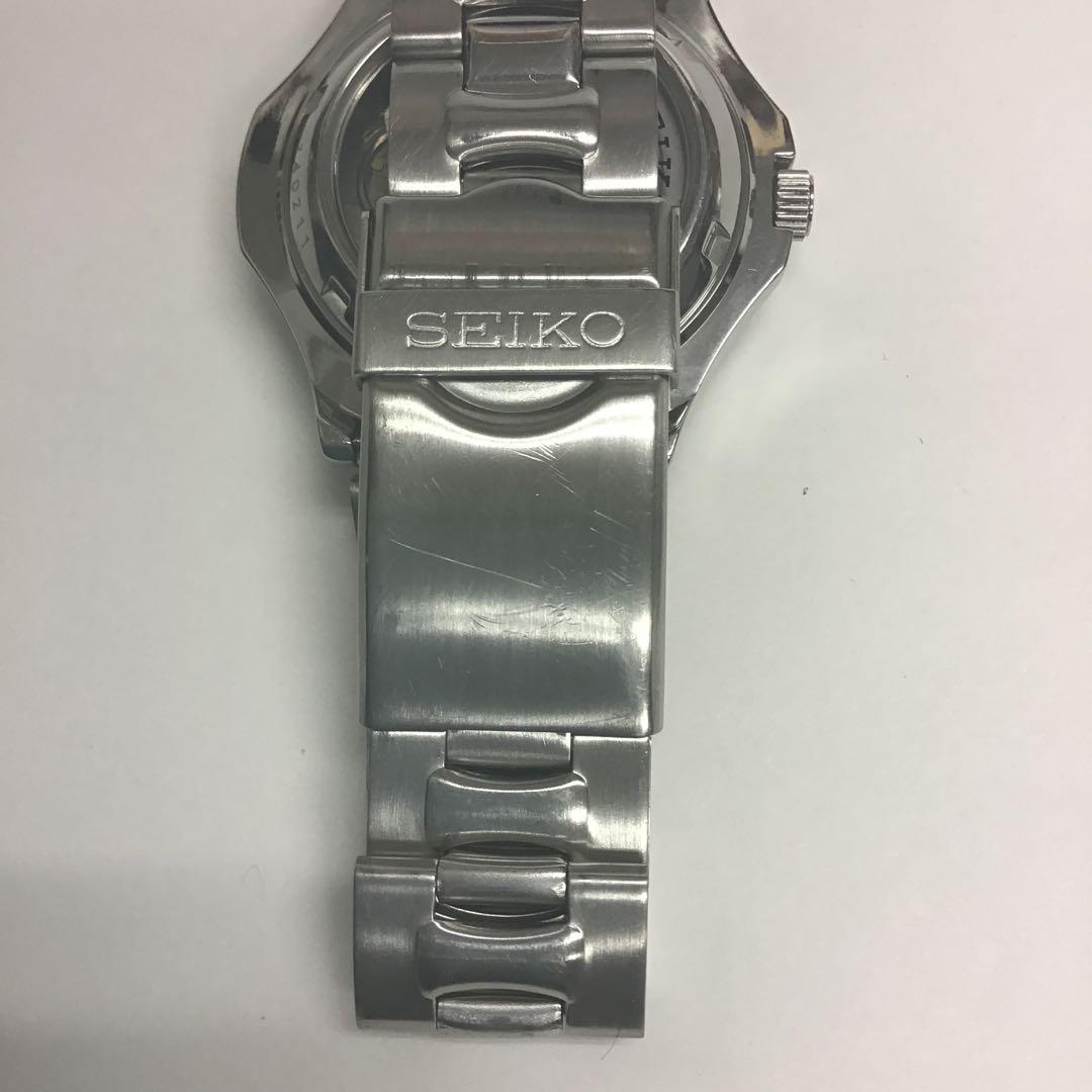 ❣️SEIKO セイコー❣️5 SPORTS 自動巻き　シースルーバック腕時計23石