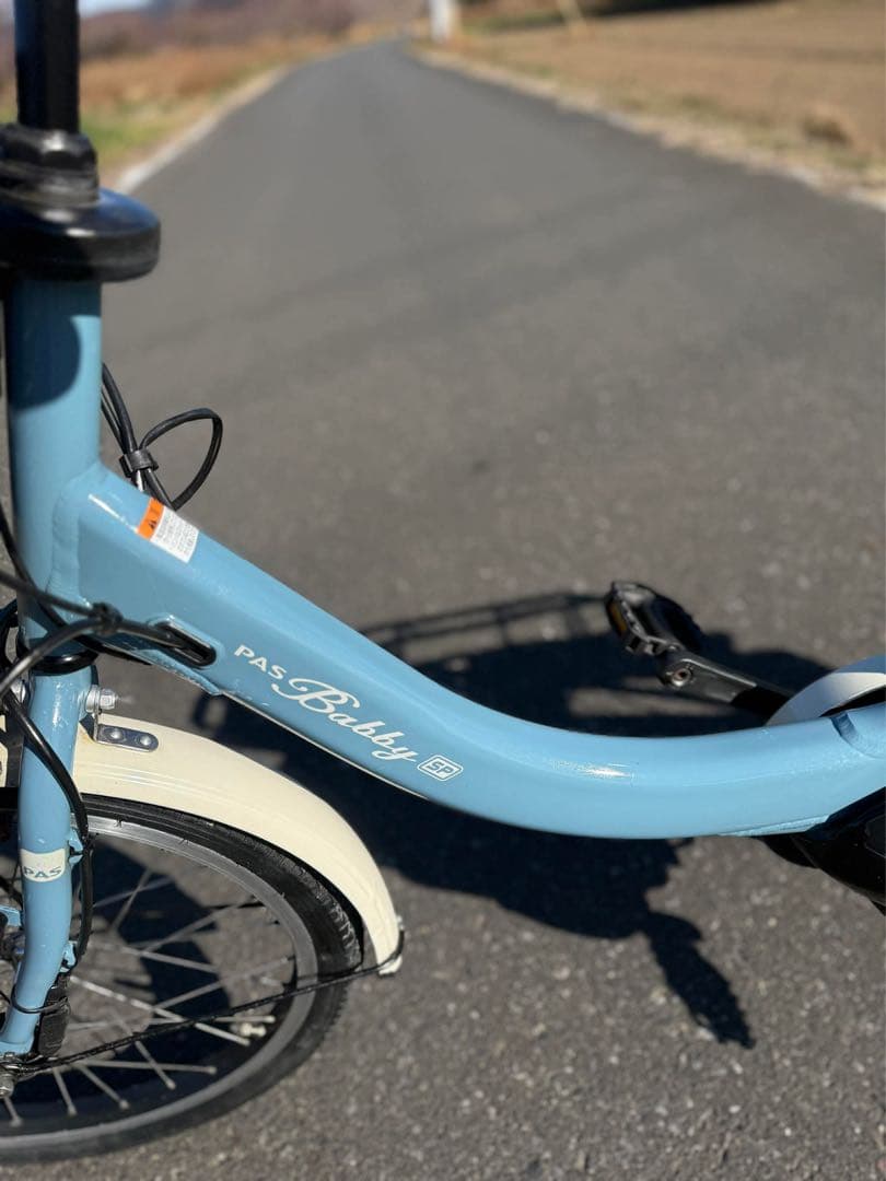 ヤマハ電動アシスト自転車 シティタイプ 青