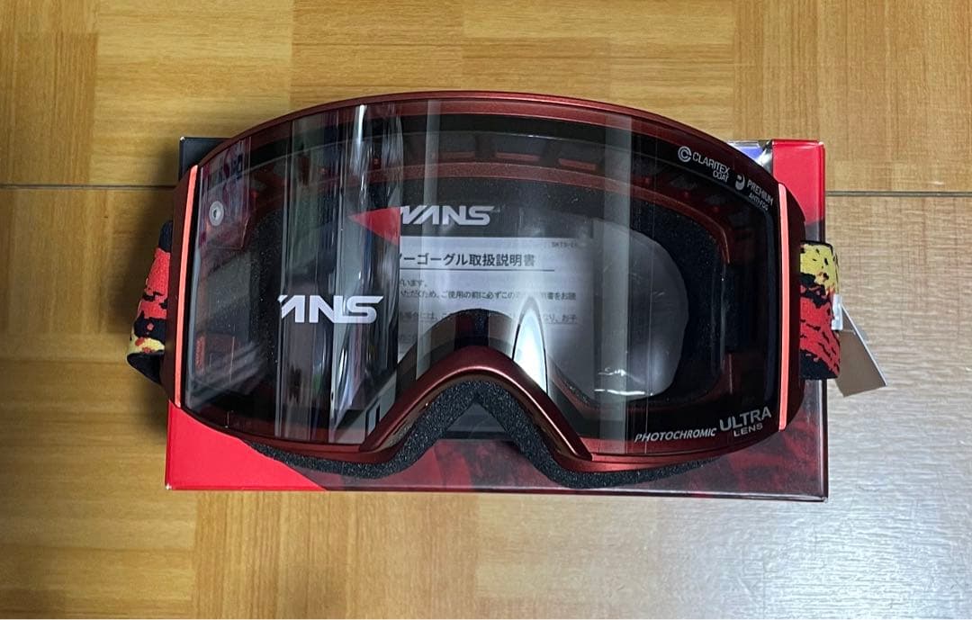 SWANS新品RACANゴーグル調光レンズ レッド人気カラー30%OFF眼鏡対応