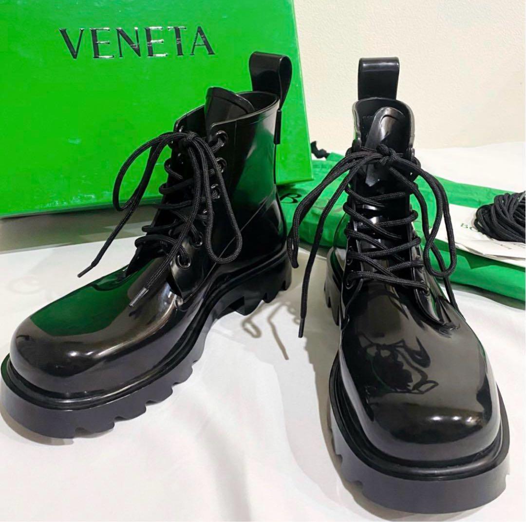bottega veneta レインブーツ ラバーブーツ 38