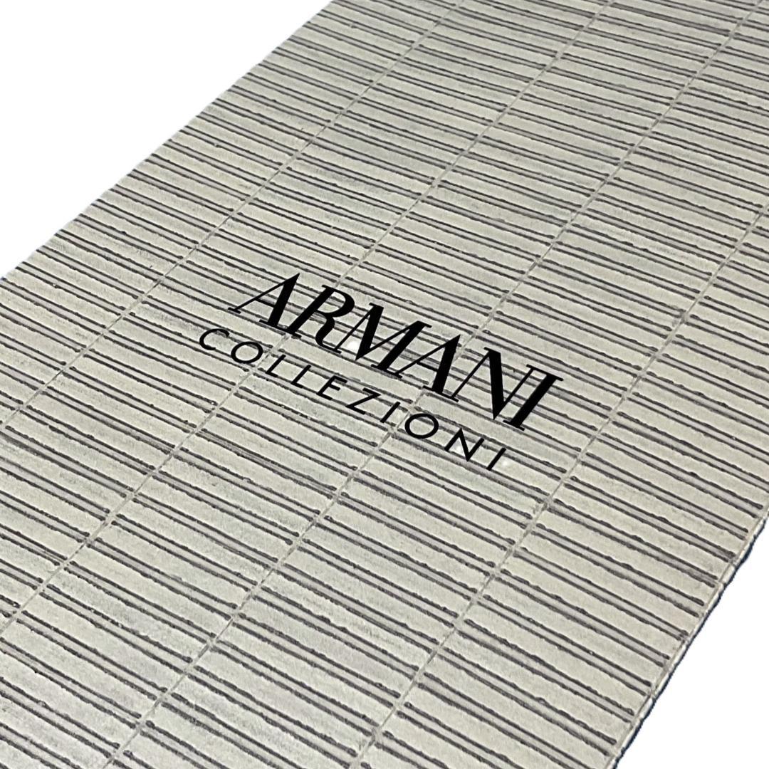 純正ケース付き　新品　アルマーニ　ネクタイ　ARMANI　小紋柄ブラック　132