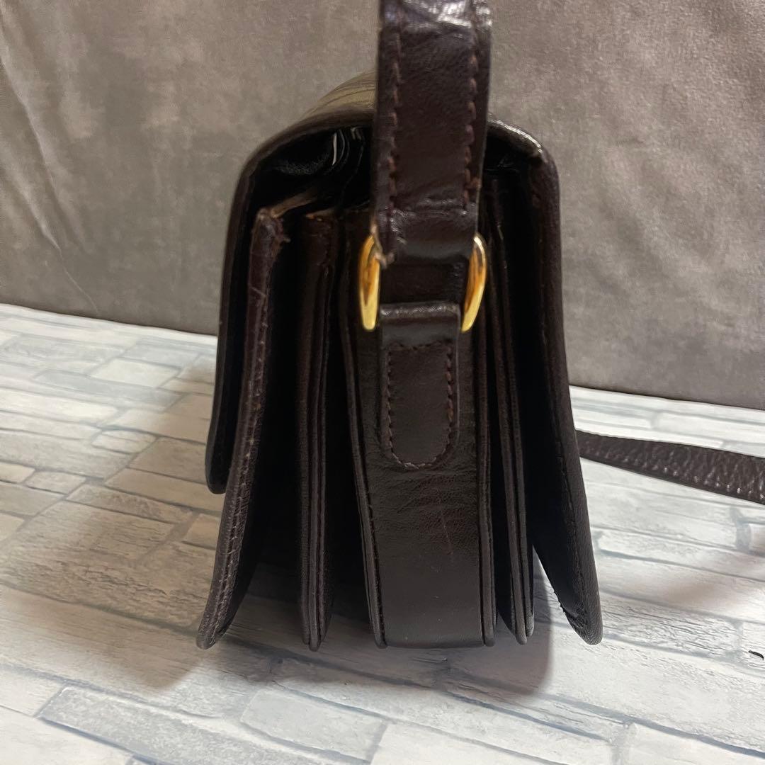 vintage OLD CELINE オールド ショルダー バッグ 馬車 金具