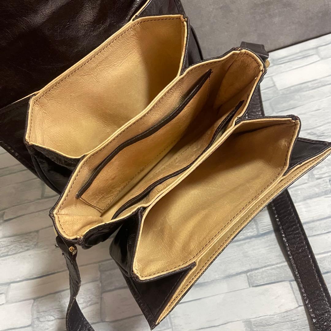 vintage OLD CELINE オールド ショルダー バッグ 馬車 金具