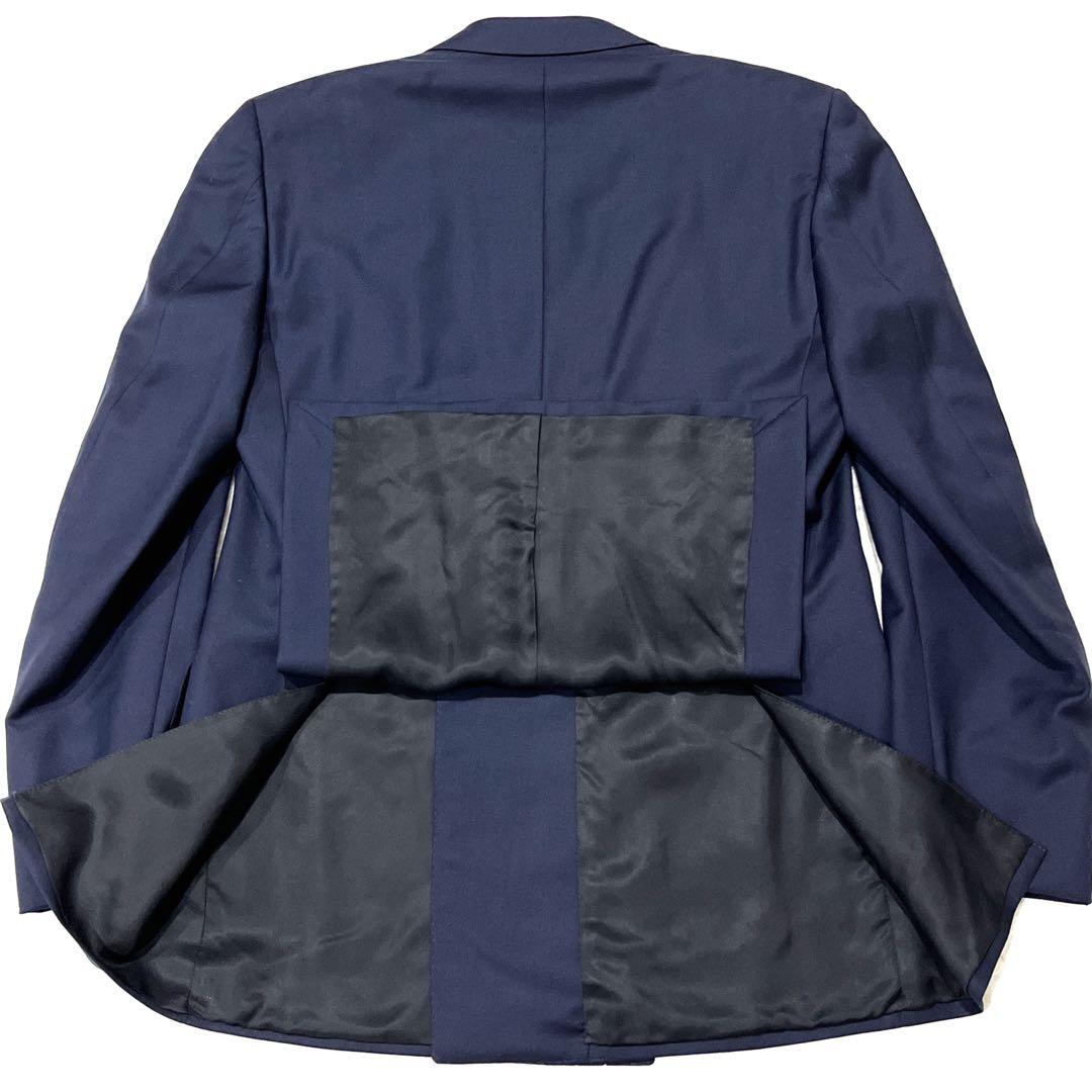 【新品】Dunhill Super100’s 紺 ダブルブレザー 金ボタン 46