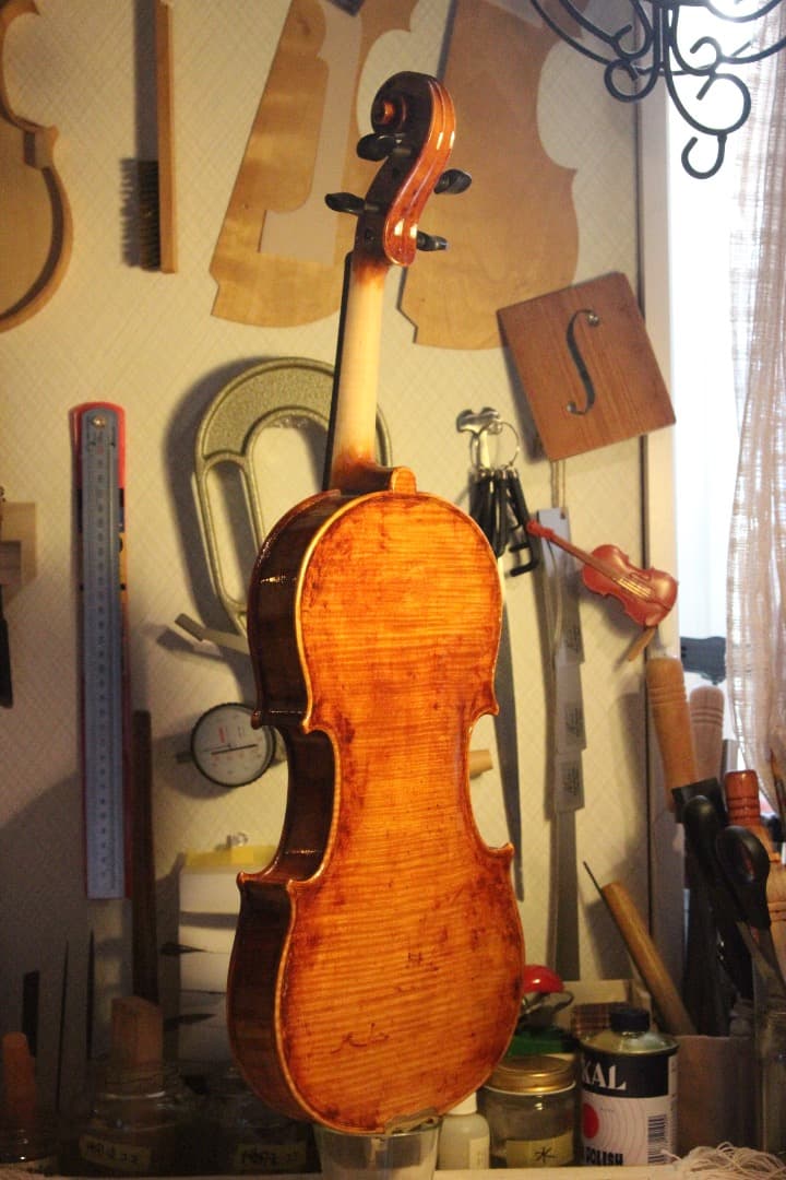 【12/30更新.製作楽器①】バイオリン(ガダニーニモデル) 4/4 2025