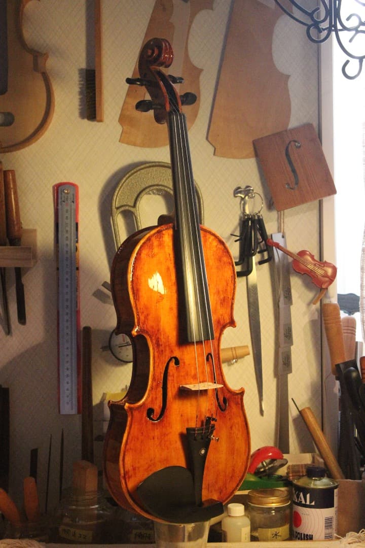 【12/30更新.製作楽器①】バイオリン(ガダニーニモデル) 4/4 2025