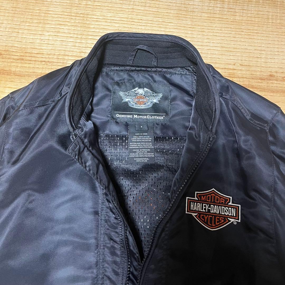 Harley-Davidson ナイロンジャケットファイヤーモチーフ MA-1