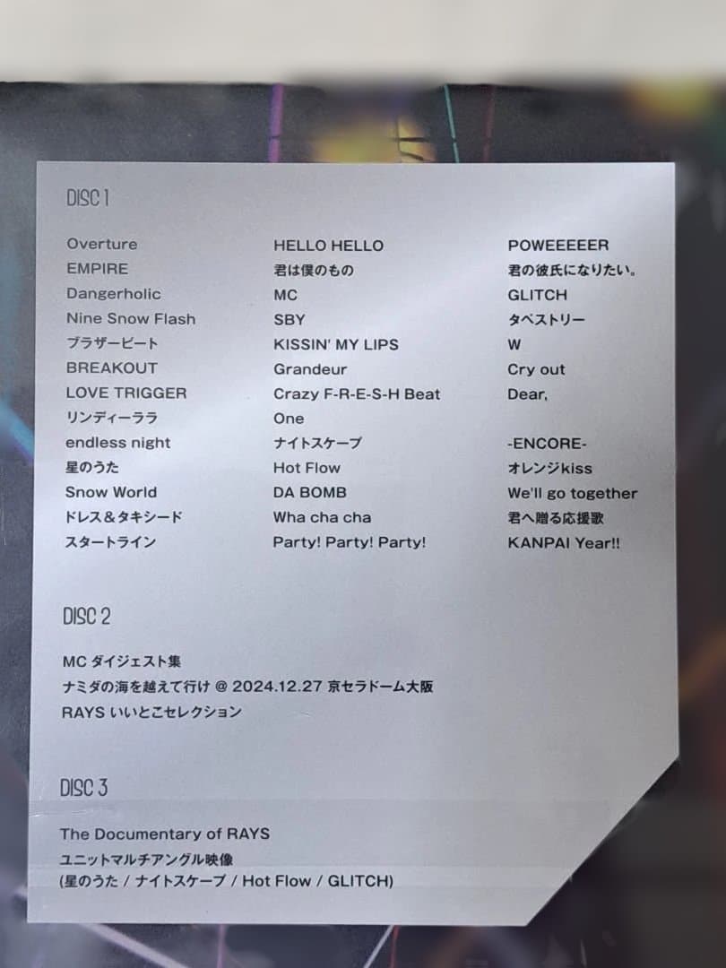 (新品未使用) Man　3DVD　RAYS Show Max 3DVD