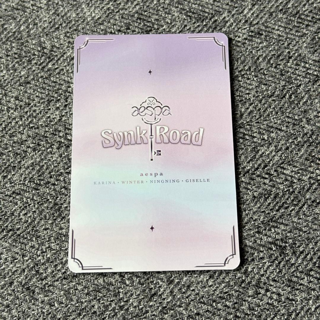 aespa synk road DVD 特典トレカ（ウィンター）付き
