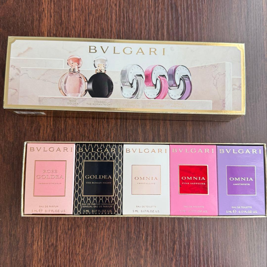 BVLGARI 香水 ミニボトル 5点セット 未使用 レディース ギフト