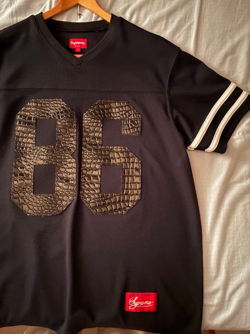 Supreme Football Jersey Black Lサイズ