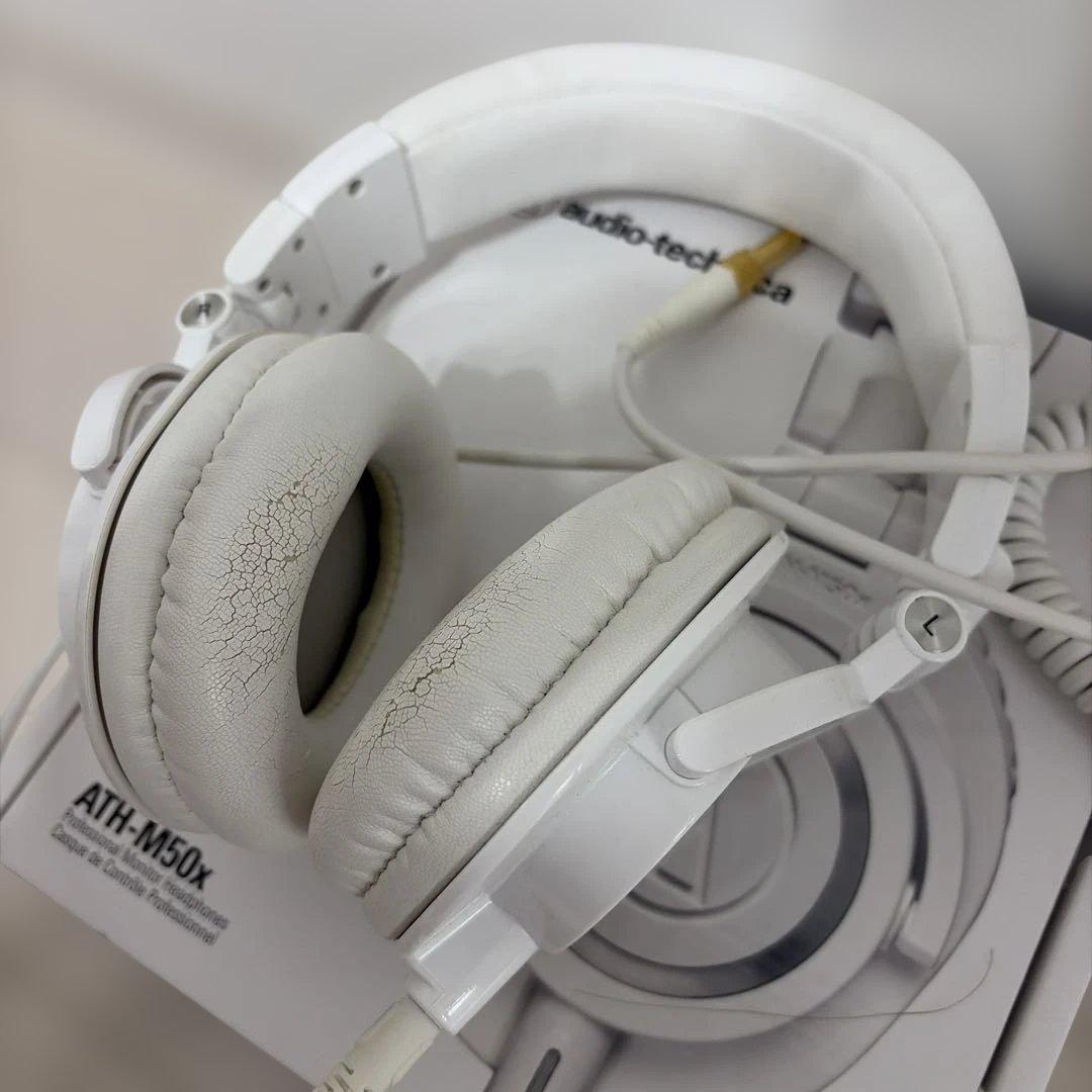 オーディオテクニカ audio-technica ATH-M50x ホワイト