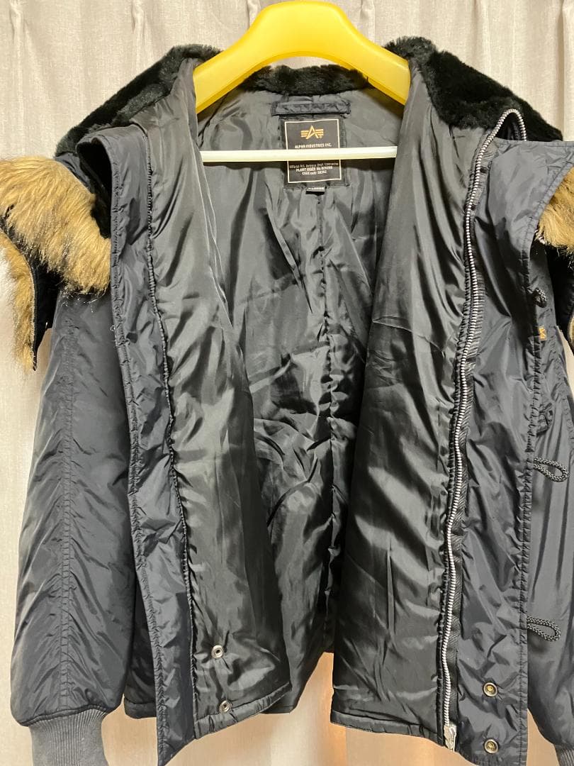 ALPHA アルファ N-2B フライトジャケット XL ブラック