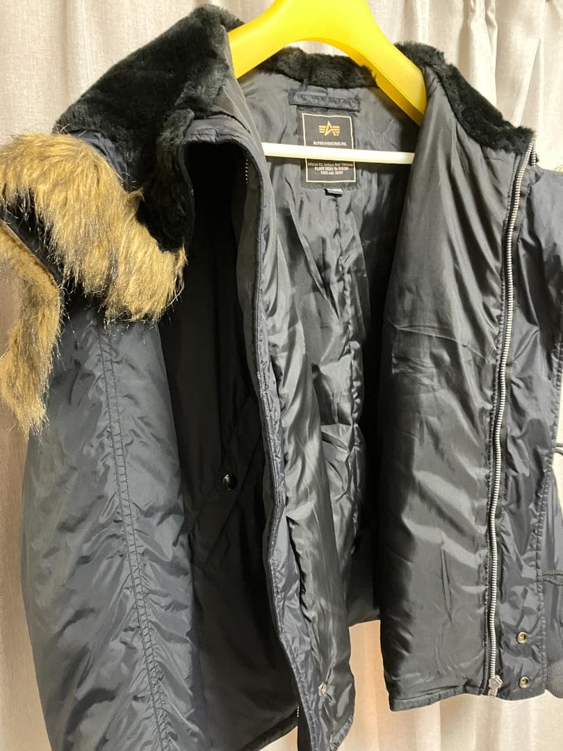 ALPHA アルファ N-2B フライトジャケット XL ブラック