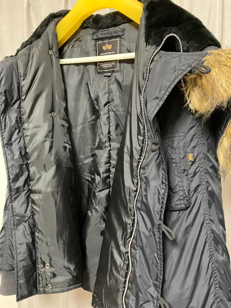 ALPHA アルファ N-2B フライトジャケット XL ブラック