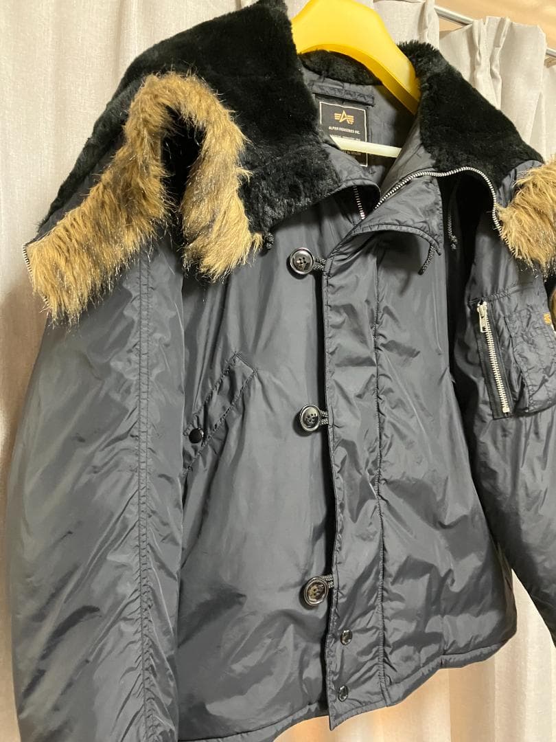 ALPHA アルファ N-2B フライトジャケット XL ブラック