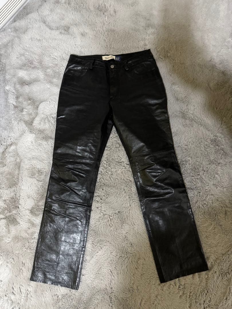 OLD GAP レザーパンツ W32L30