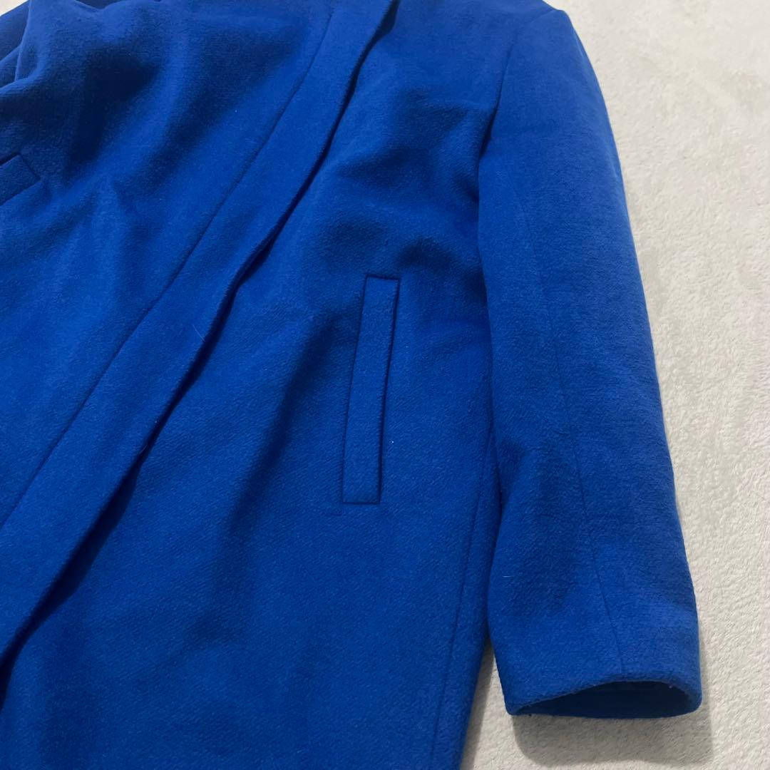 【アーバンリサーチ】（F）ロングコート アウター ウール混合 ファスナー 上品