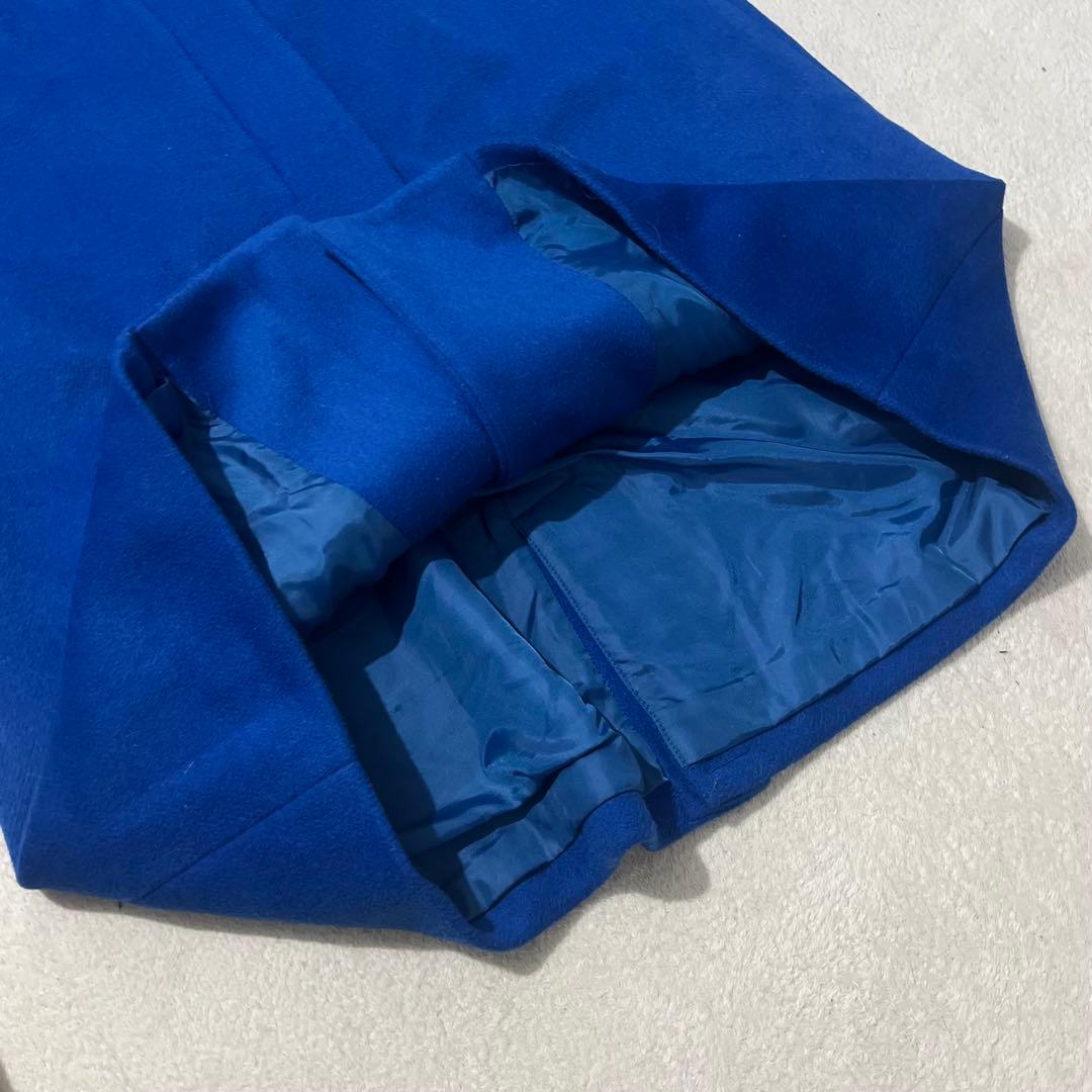 【アーバンリサーチ】（F）ロングコート アウター ウール混合 ファスナー 上品