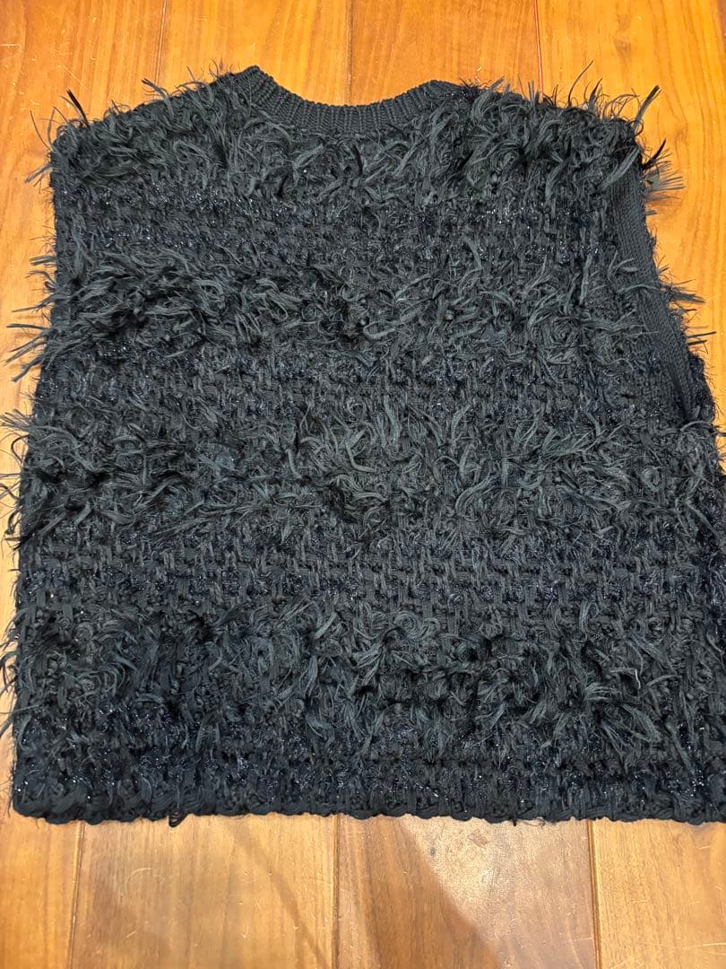 よっぴ　united arrows ミックスヤーン　ベスト　　レディニット