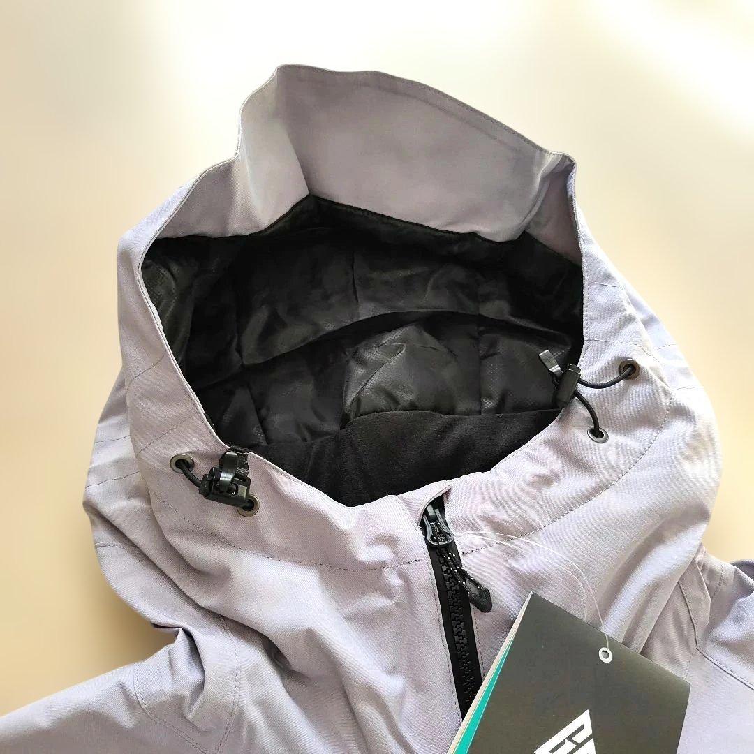 スノーボードウェア上下セット S寸　レディース　パープルグレー　スノボスキー