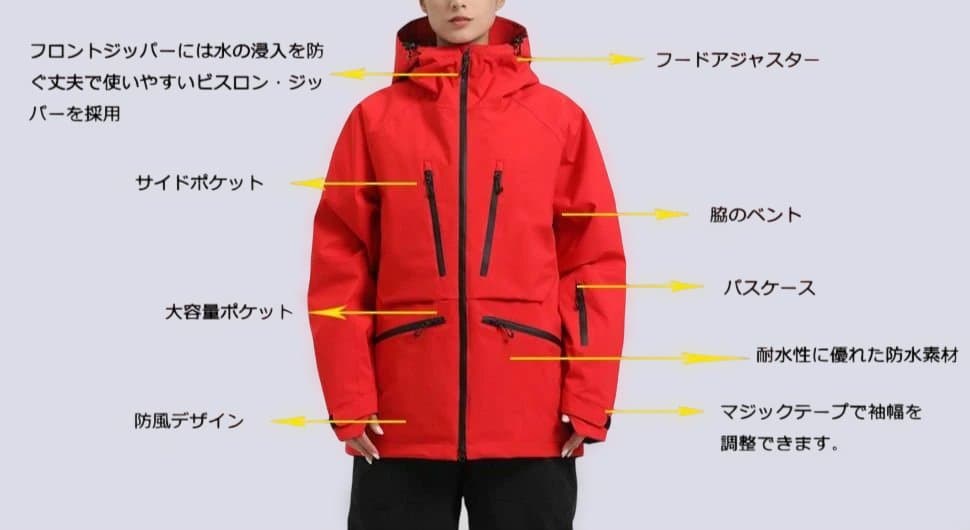 スノーボードウェア上下セット S寸　レディース　パープルグレー　スノボスキー